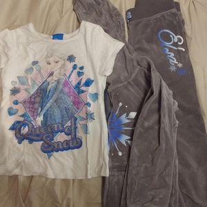 Disney Frozen plush velvet set